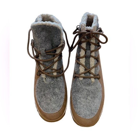 Sonoma brand - ankle boots Kohl’s grey/brown women’s size 8.5 medium - Picture 1 of 7